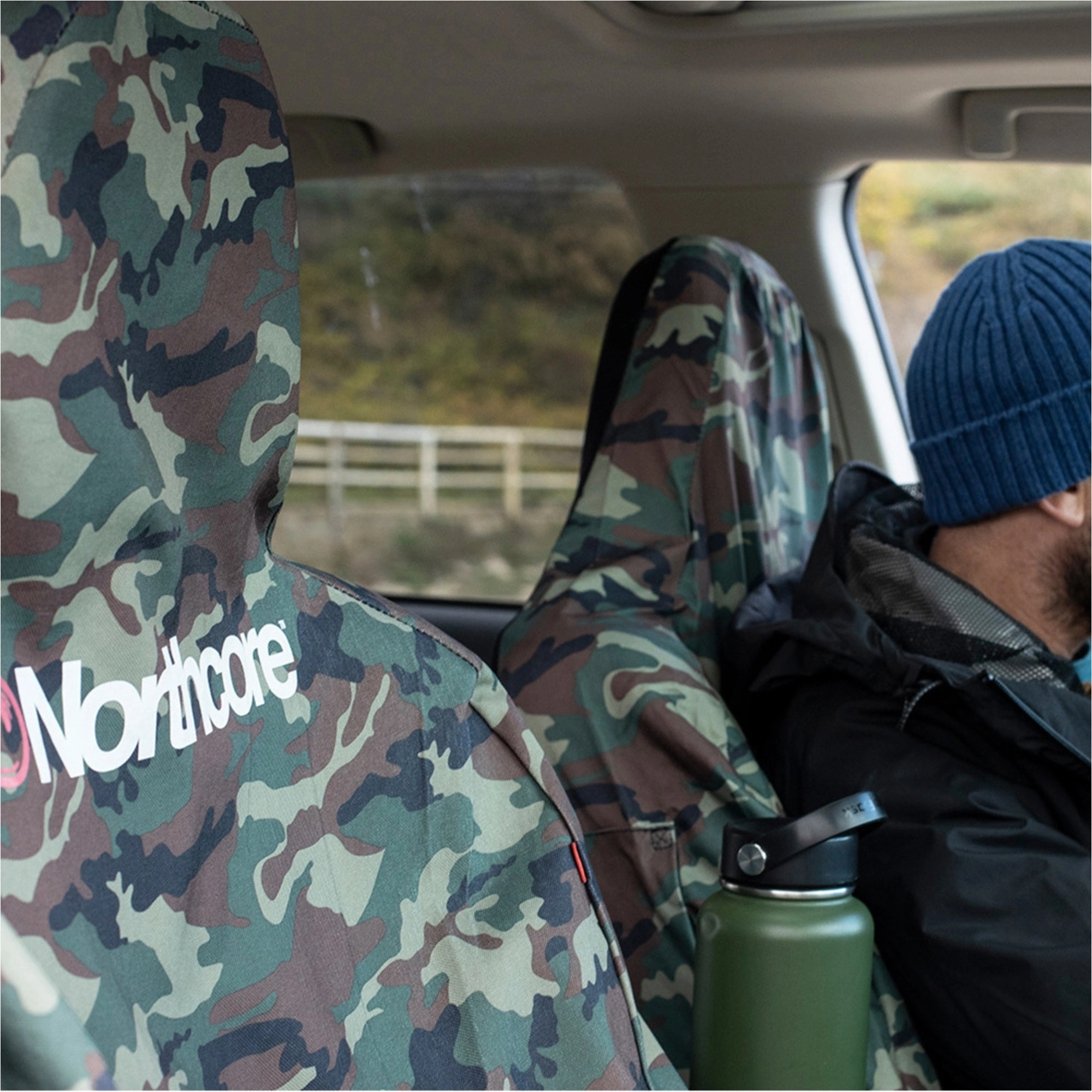 2026 Northcore Waterproof Car Seat Cover Bundle NWCSCC - Camo